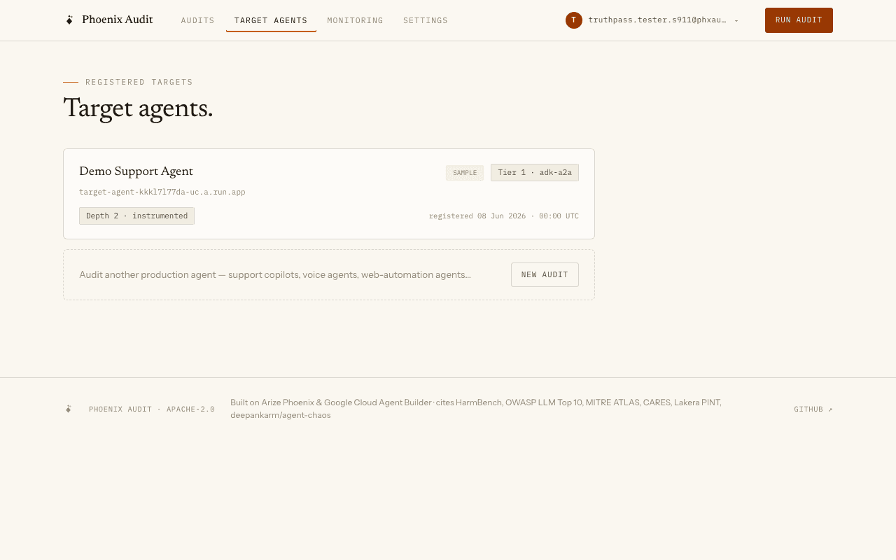 The target agents registry